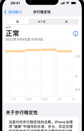 长治iPhone手机维修如何在iPhone开启'步行稳定性通知'