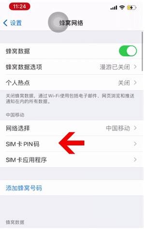 长治苹果14维修网分享如何给iPhone14的SIM卡设置密码 